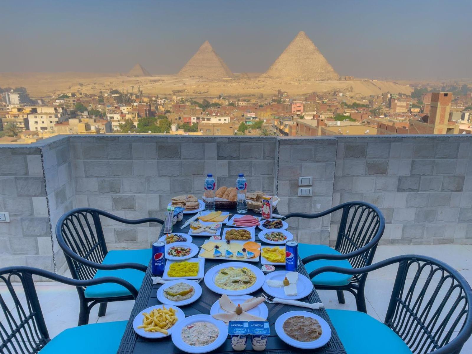 Jumeirah Pyramids View Inn Kafret el-Gabal Exteriér fotografie